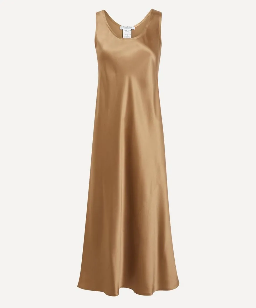 Max Mara Dresses^Banjo Silk-Satin Midi Dress