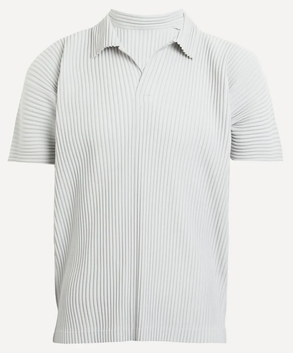 Homme Plisse Issey Miyake Tops^BASICS Pleated Polo Shirt