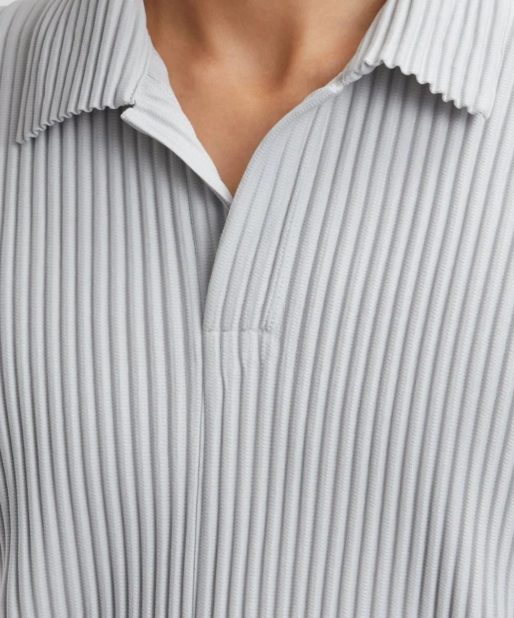 Homme Plisse Issey Miyake Tops^BASICS Pleated Polo Shirt