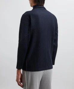 Homme Plisse Issey Miyake Tops^BASICS Pleated Turtleneck Top