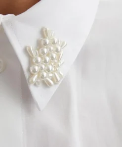 Simone Rocha Shirts^Beaded Flower Cluster Classic Shirt