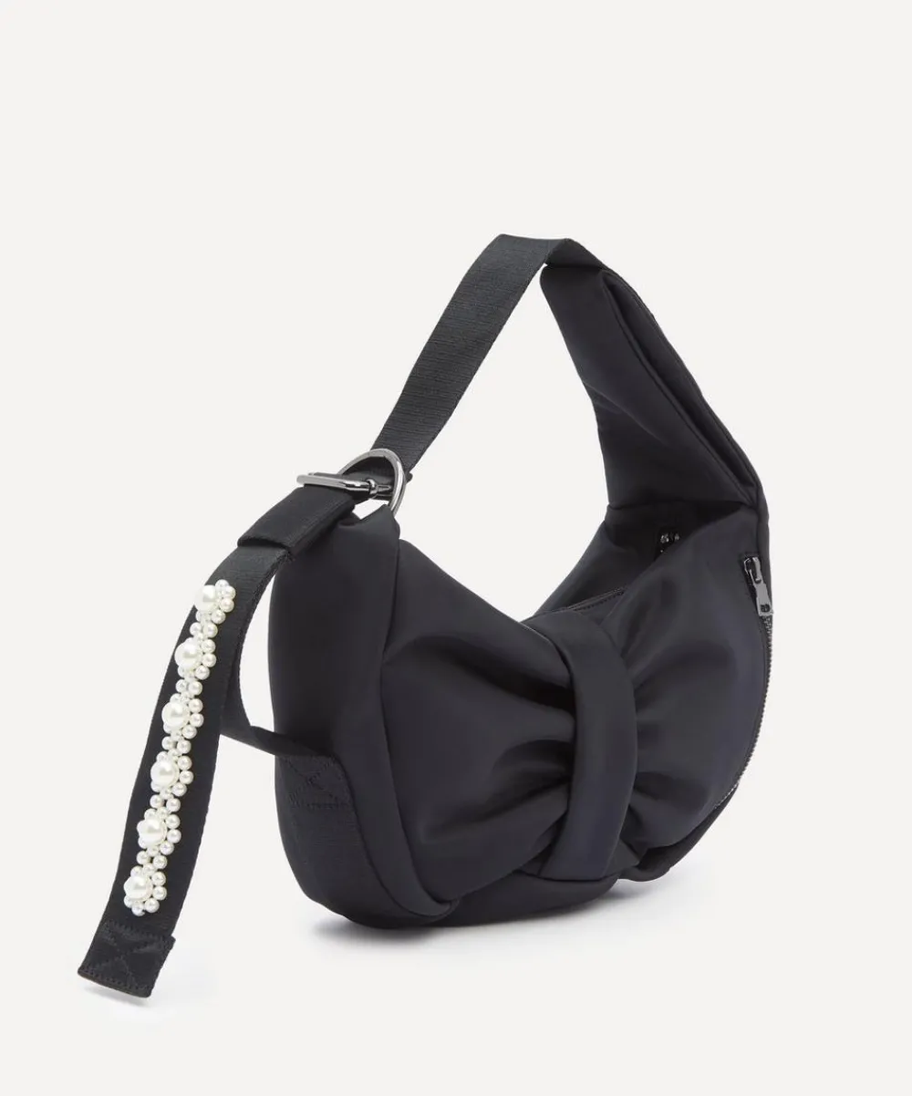 Simone Rocha Bags^Beaded Mini Sling Bow Shoulder Bag