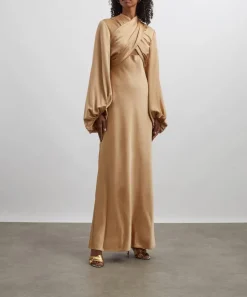 Significant Other Dresses^Becca Sand Long-Sleeve Maxi Dress