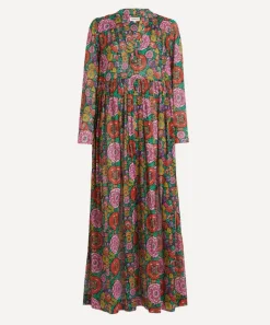 Liberty Dresses^Begonia Garden Chiffon Maxi Dress