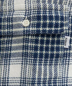 Adsum Shirts^Beige Check Classic Plaid Workshirt