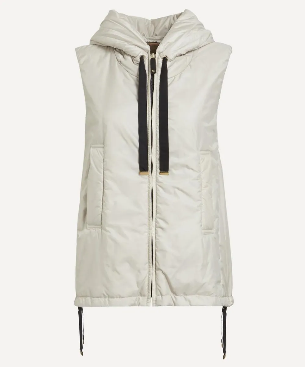 Max Mara Coats & Jackets^Beige Greengo Drip-Proof Canvas Gilet