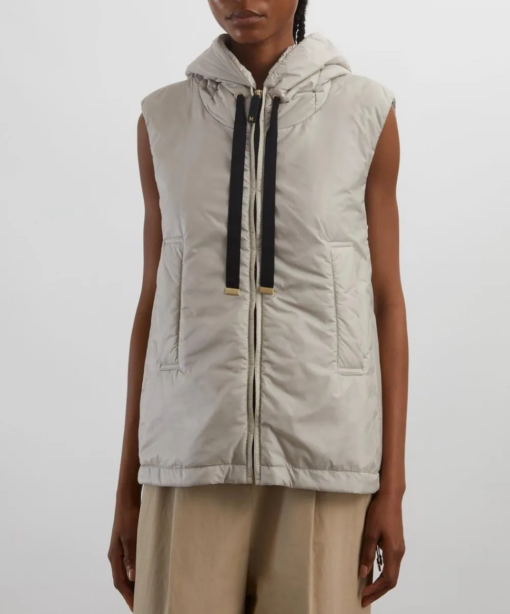 Max Mara Coats & Jackets^Beige Greengo Drip-Proof Canvas Gilet