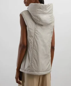 Max Mara Coats & Jackets^Beige Greengo Drip-Proof Canvas Gilet