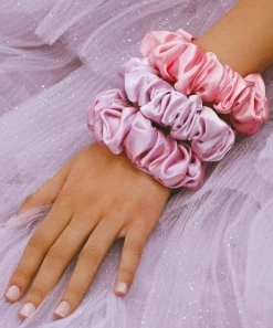Slip Wellness^Belleflower Large Silk Scrunchie Set of Three