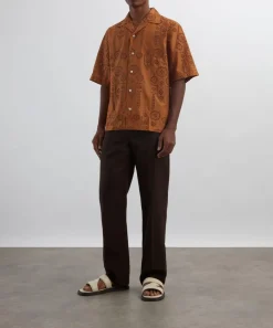 NN07 Shirts^Ben Embroidery Anglaise Shirt