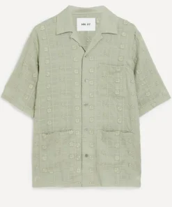 NN07 Shirts^Ben Embroidery Anglaise Shirt