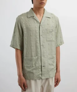 NN07 Shirts^Ben Embroidery Anglaise Shirt