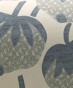 Liberty Interiors Wallpaper|Wallpaper^Berry Tree Wallpaper in Lapis