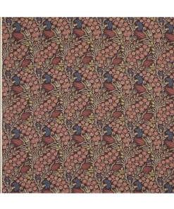 Liberty Interiors Furnishing Fabrics^Berry Vine Linen in Dragonfly