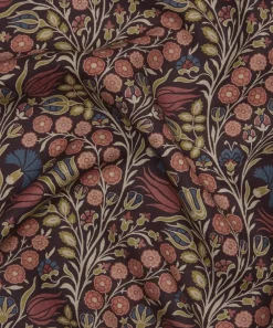 Liberty Interiors Furnishing Fabrics^Berry Vine Linen in Dragonfly