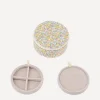 Bon Dep Storage|Bathroom^Betsy Ann Tana Lawn™ Cotton Round Jewellery Box