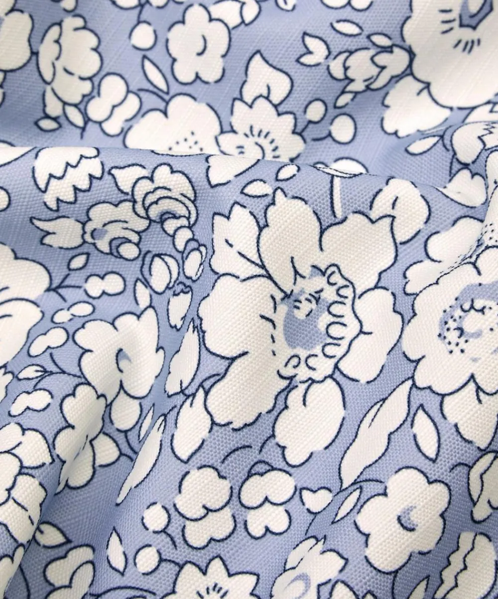Liberty Interiors Furnishing Fabrics^Betsy Bloom Easton in Lapis – Outdoor