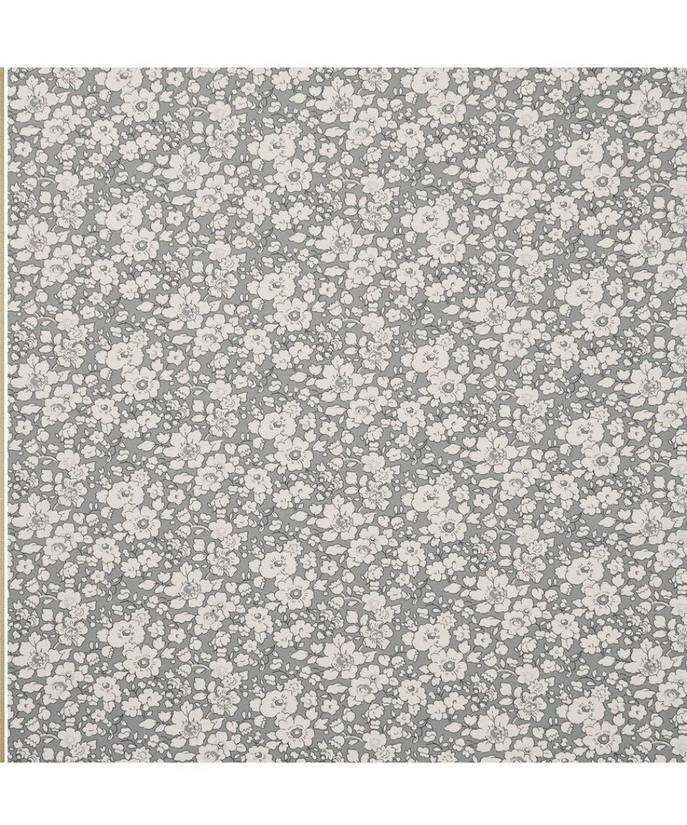 Liberty Interiors Furnishing Fabrics^Betsy Bloom Easton in Pewter – Outdoor