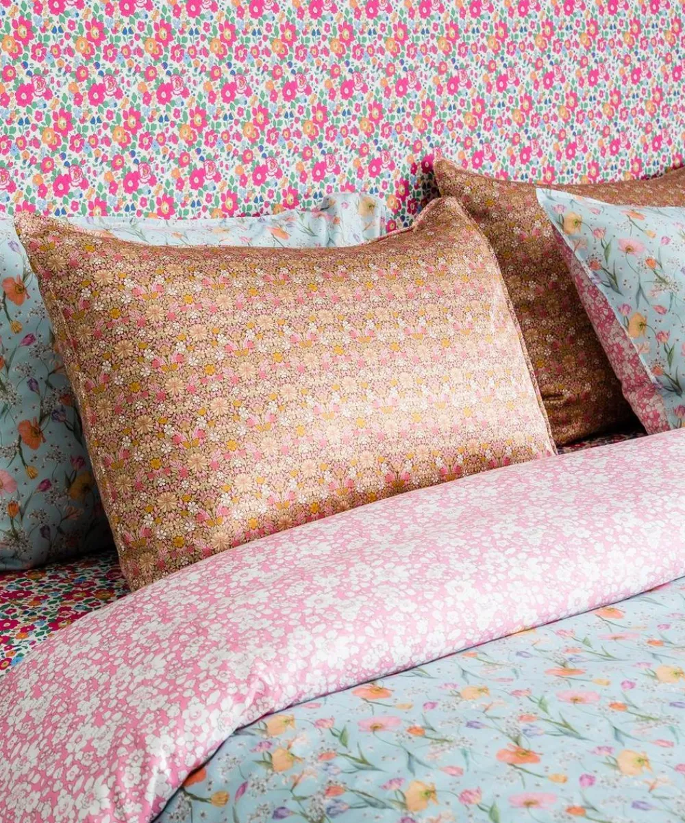 Coco & Wolf Bedding^Betsy Deep Pink Cot Fitted Sheet
