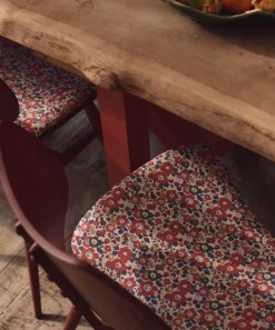 Liberty Interiors Furnishing Fabrics^Betsy Flora Cotton in Red Lac