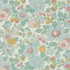 Liberty Interiors Furnishing Fabrics^Betsy Flora Cotton in Robins Egg