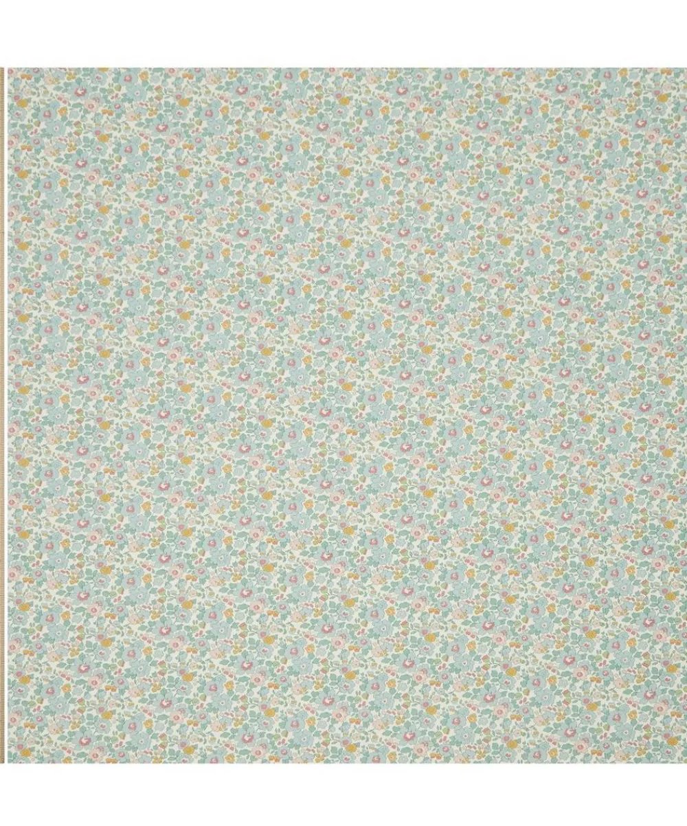 Liberty Interiors Furnishing Fabrics^Betsy Flora Cotton in Robins Egg