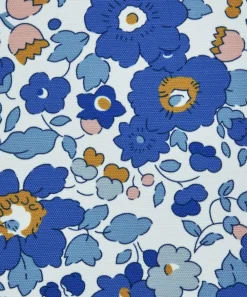 Liberty Interiors Furnishing Fabrics^Betsy Flora Easton in Lapis – Outdoor