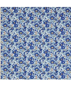 Liberty Interiors Furnishing Fabrics^Betsy Flora Easton in Lapis – Outdoor