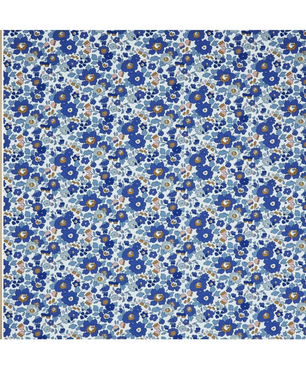 Liberty Interiors Furnishing Fabrics^Betsy Flora Easton in Lapis – Outdoor