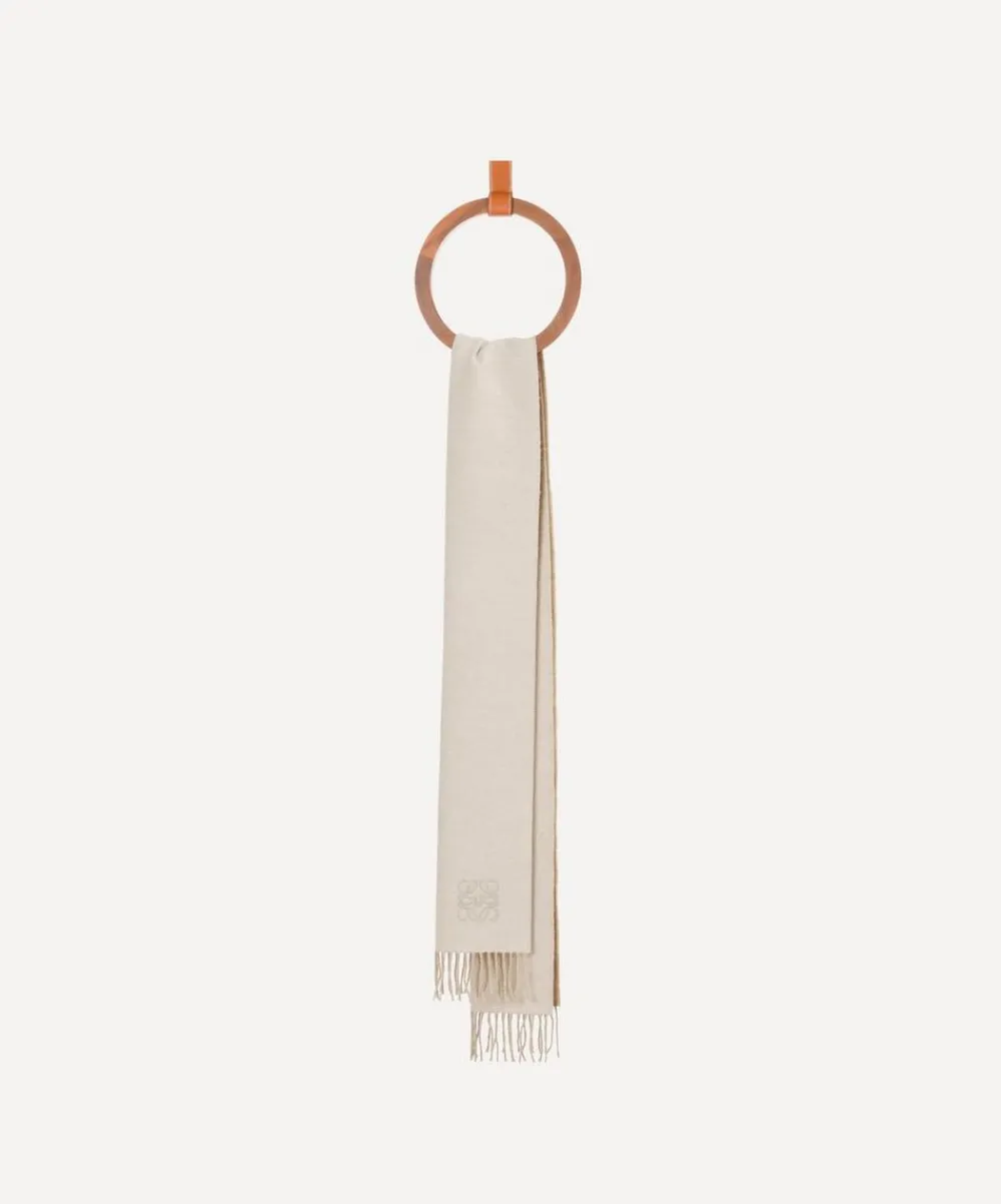 Loewe Scarves^Bi-Colour Wool-Blend Scarf