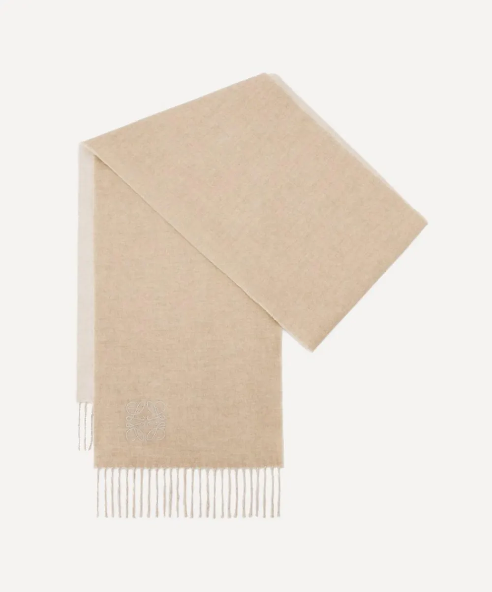 Loewe Scarves^Bi-Colour Wool-Blend Scarf