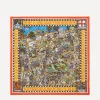 Liberty Scarves^Big Smoke Silk Twill Scarf (45X45cm)