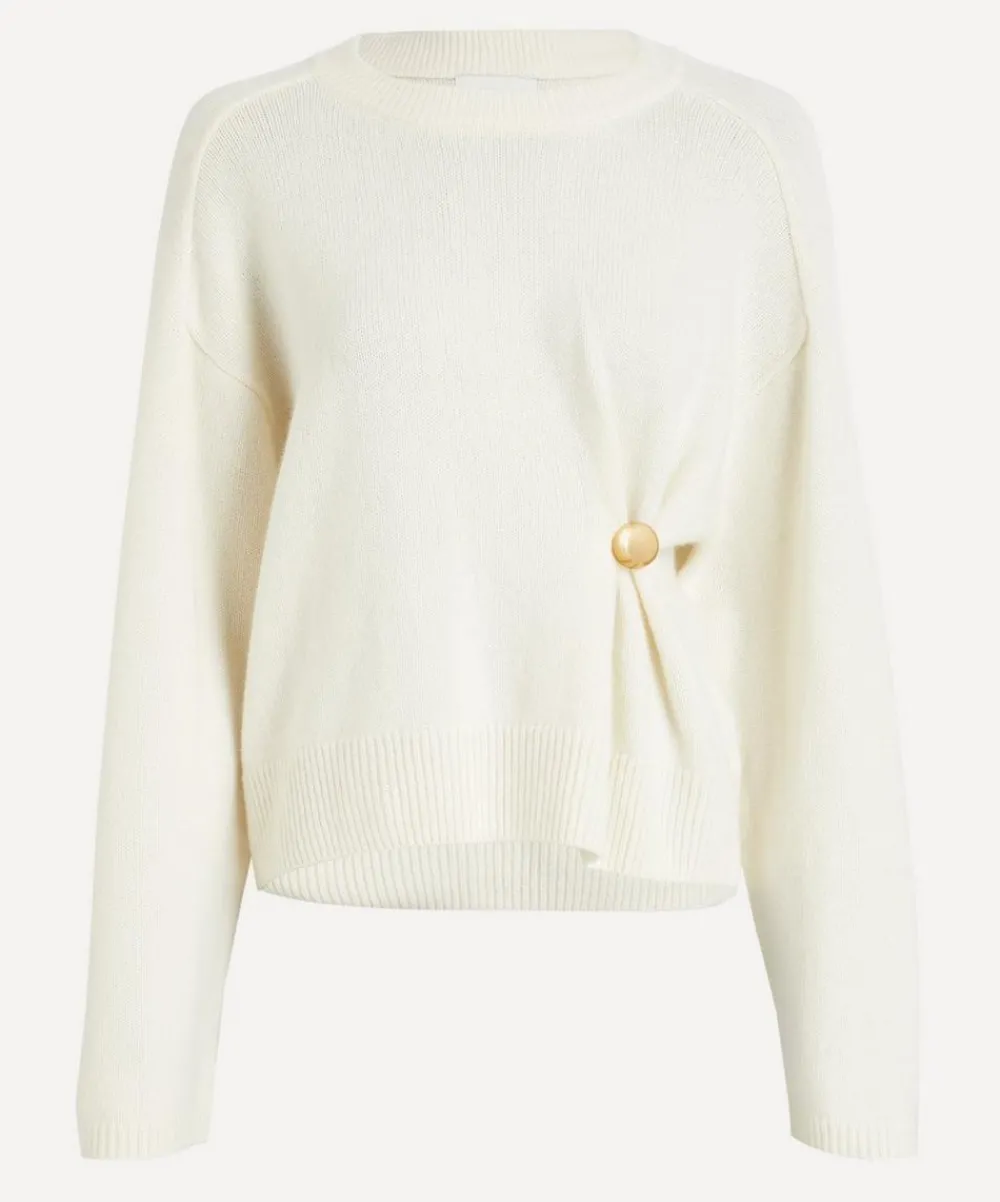 Loulou Studio Knitwear^Bill Metal Ornament Cashmere Jumper