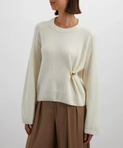Loulou Studio Knitwear^Bill Metal Ornament Cashmere Jumper