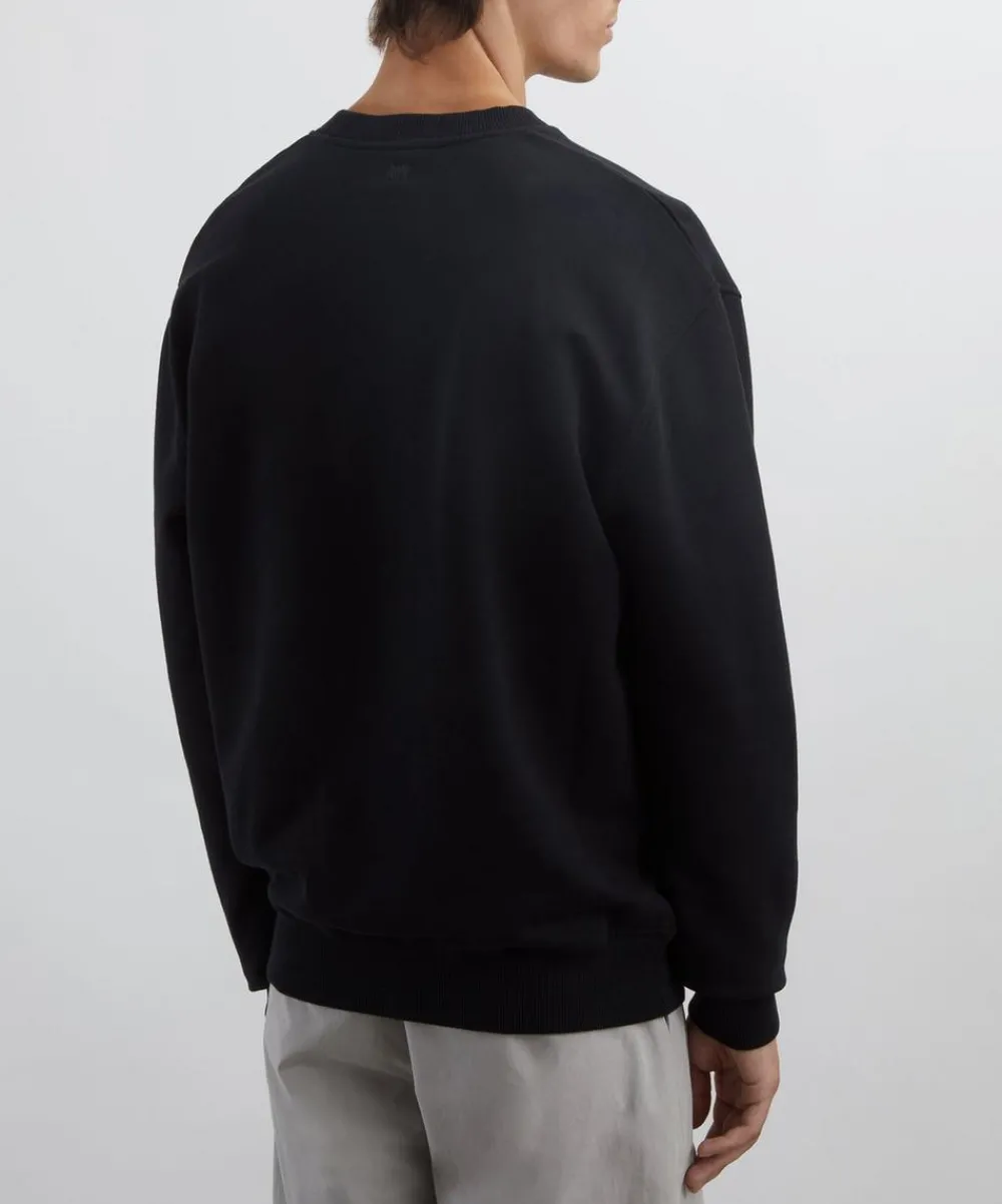 Ami Knitwear & Sweats^Black de Coeur Sweatshirt