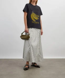 Ganni Tops^Black Banana Graphic T-shirt