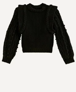 FARM Rio Knitwear^Black Braided Jumper