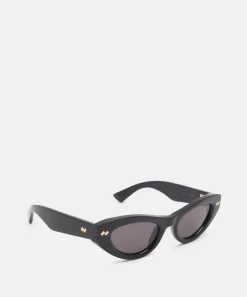 Bottega Veneta Sunglasses & Glasses^Black Cat-Eye Sunglasses