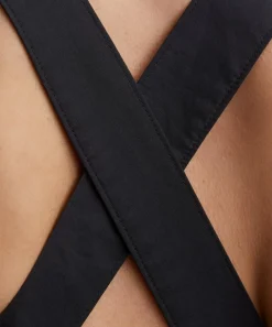 Matteau Dresses^Black Crossback Midi Dress