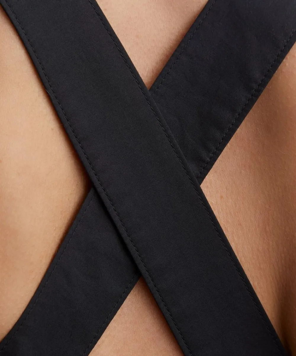 Matteau Dresses^Black Crossback Midi Dress