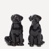 Quail Tableware^Black Labrador Salt And Pepper Shakers