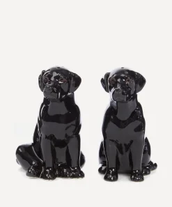 Quail Tableware^Black Labrador Salt And Pepper Shakers
