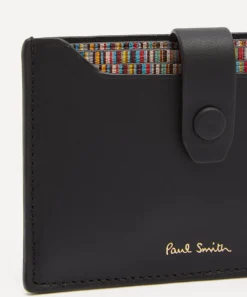 Paul Smith Wallets^Black Leather Credit Card Holder