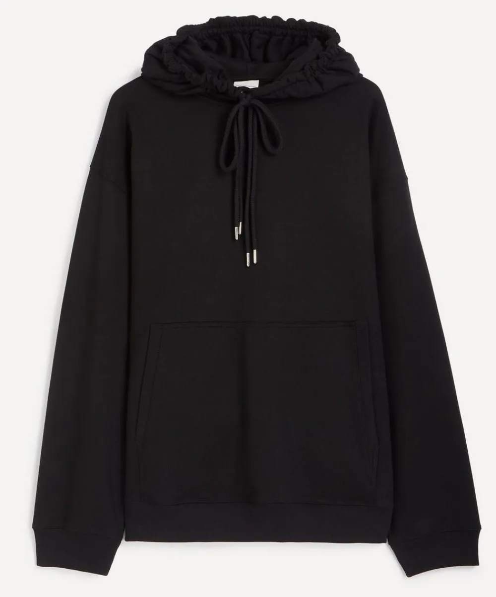 Dries Van Noten Knitwear & Sweats^Black Loose-Fit Hoodie