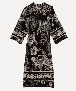 FARM Rio Dresses^Black Paisley Bloom Knit Dress