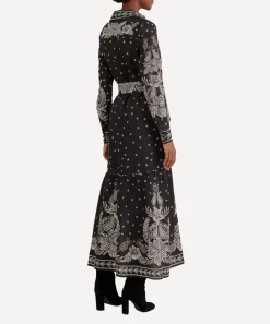 FARM Rio Dresses^Black Paisley Bloom Maxi-Dress