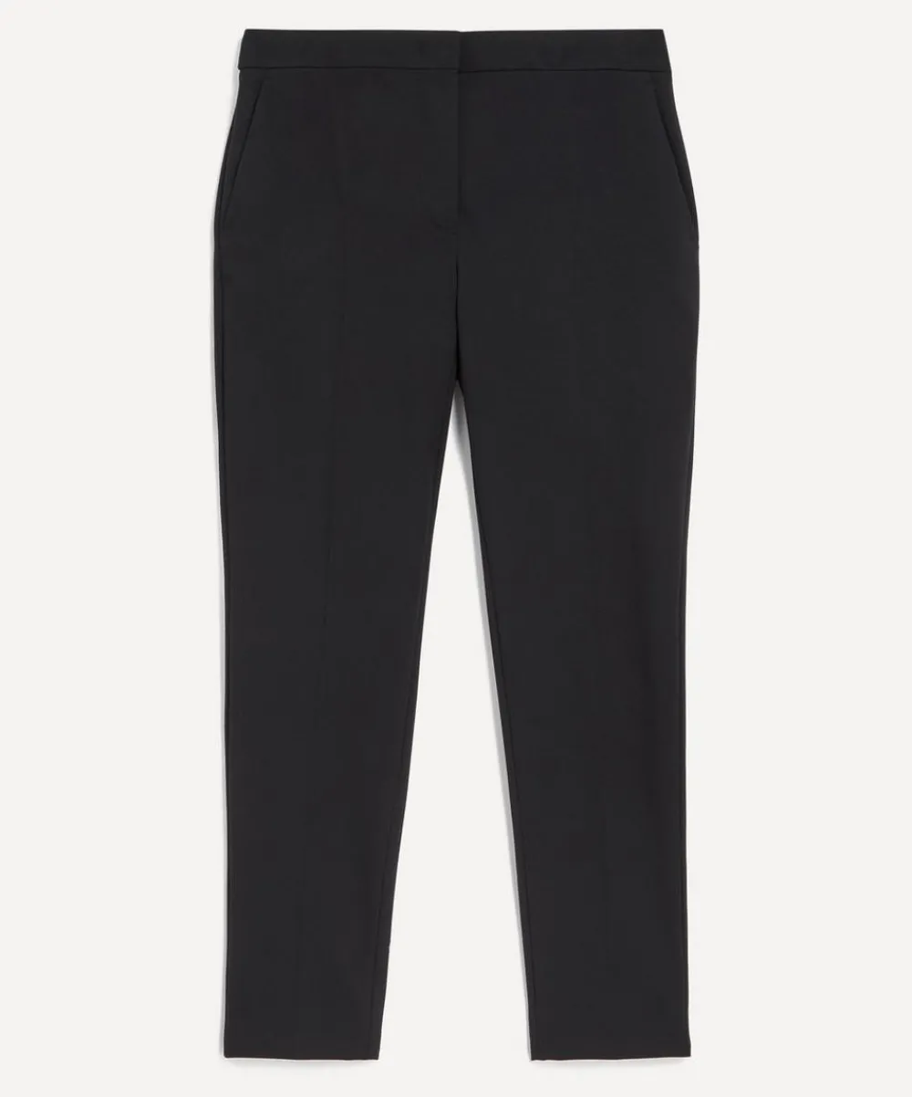 Max Mara Trousers & Shorts^Black Pegno Slim-Fit Trousers