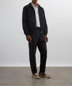 A.P.C. Trousers^Black Pieter Sporty Cotton Trousers