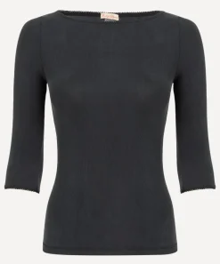 Fruity Booty Tops^Black Second Skin Top