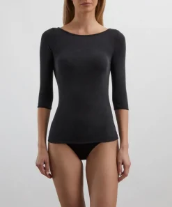 Fruity Booty Tops^Black Second Skin Top